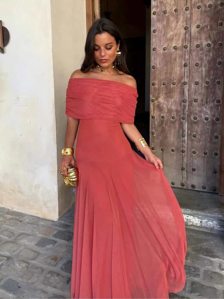 Dainia - Robe Longue Asymétrique en Maille