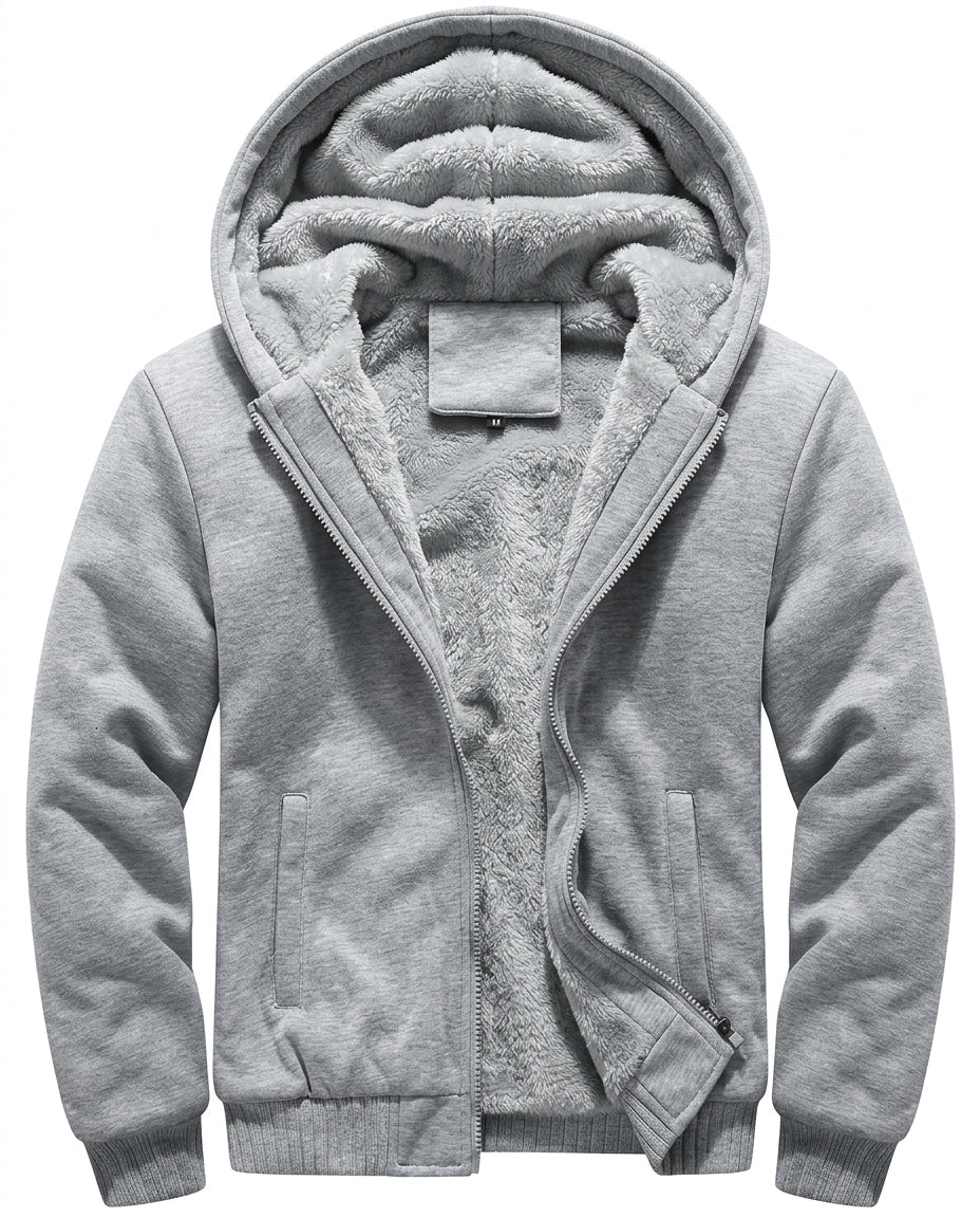 Kolina - Veste À Capuche Zippée Doublée en Polaire