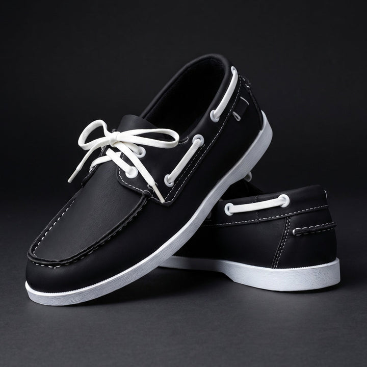 Kuachner - Chaussures Bateau à Lacets sur le Devant