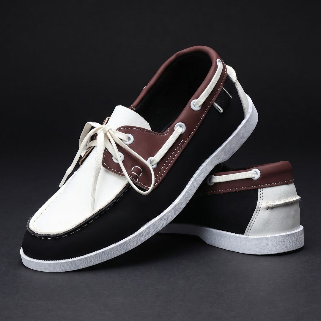 Kuachner - Chaussures Bateau à Lacets sur le Devant