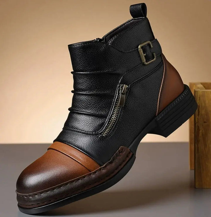 Kramer - Bottines en Cuir Bicolores