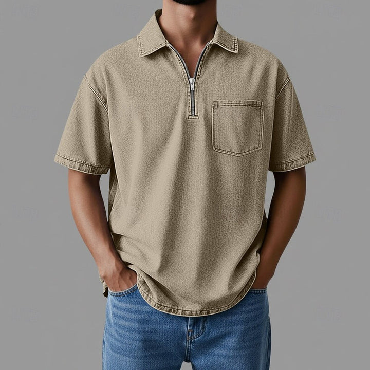 Alhan - Chemise Denimcore À Fermeture Éclair