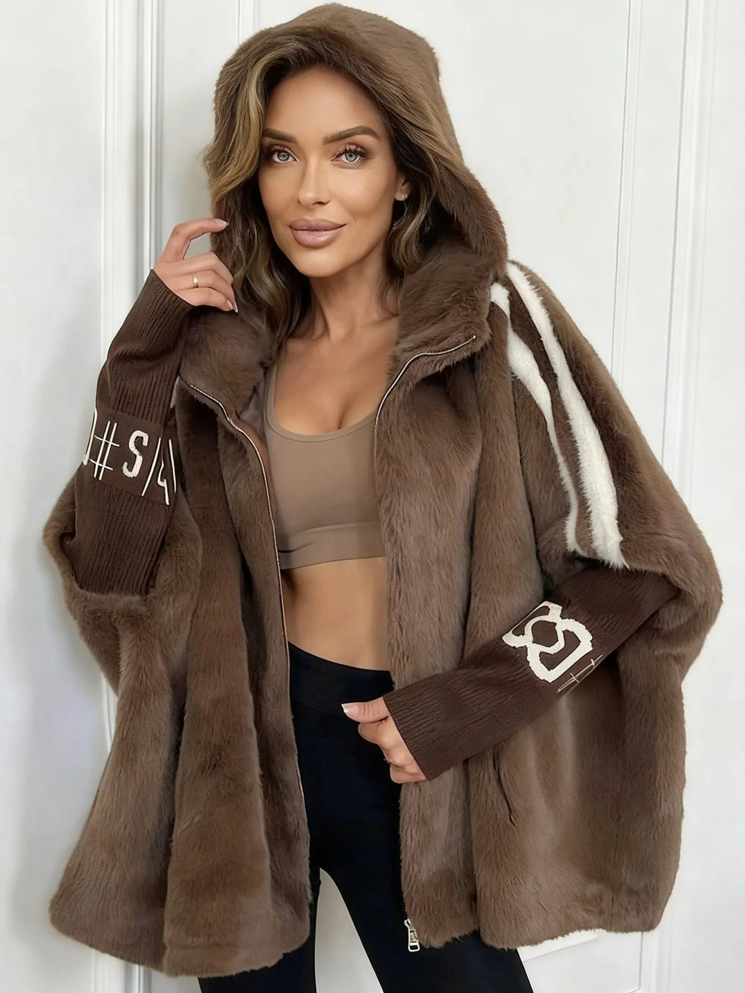 Elifia - Veste Oversize À Capuche