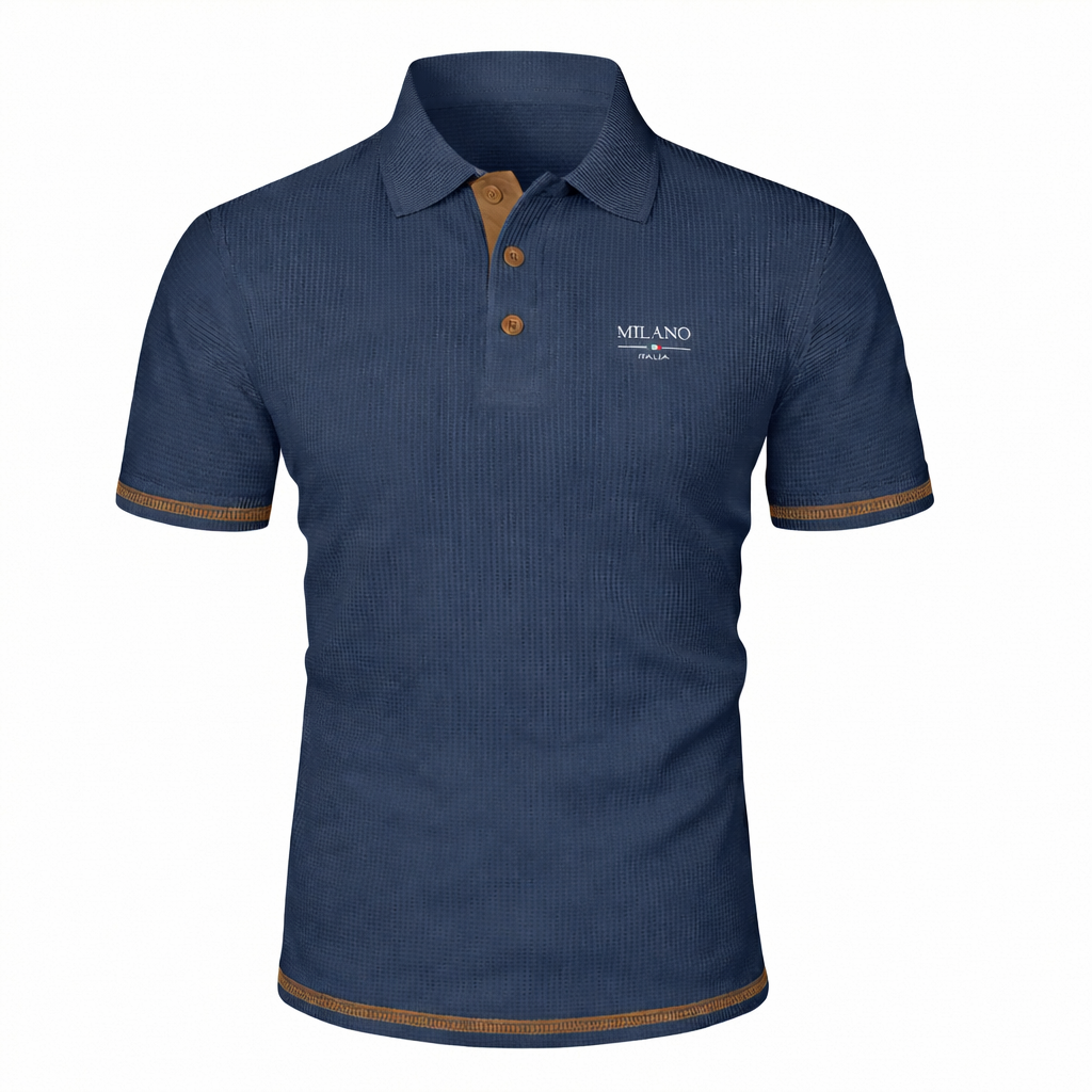 Arsen - Polo Texturé À Manches Courtes