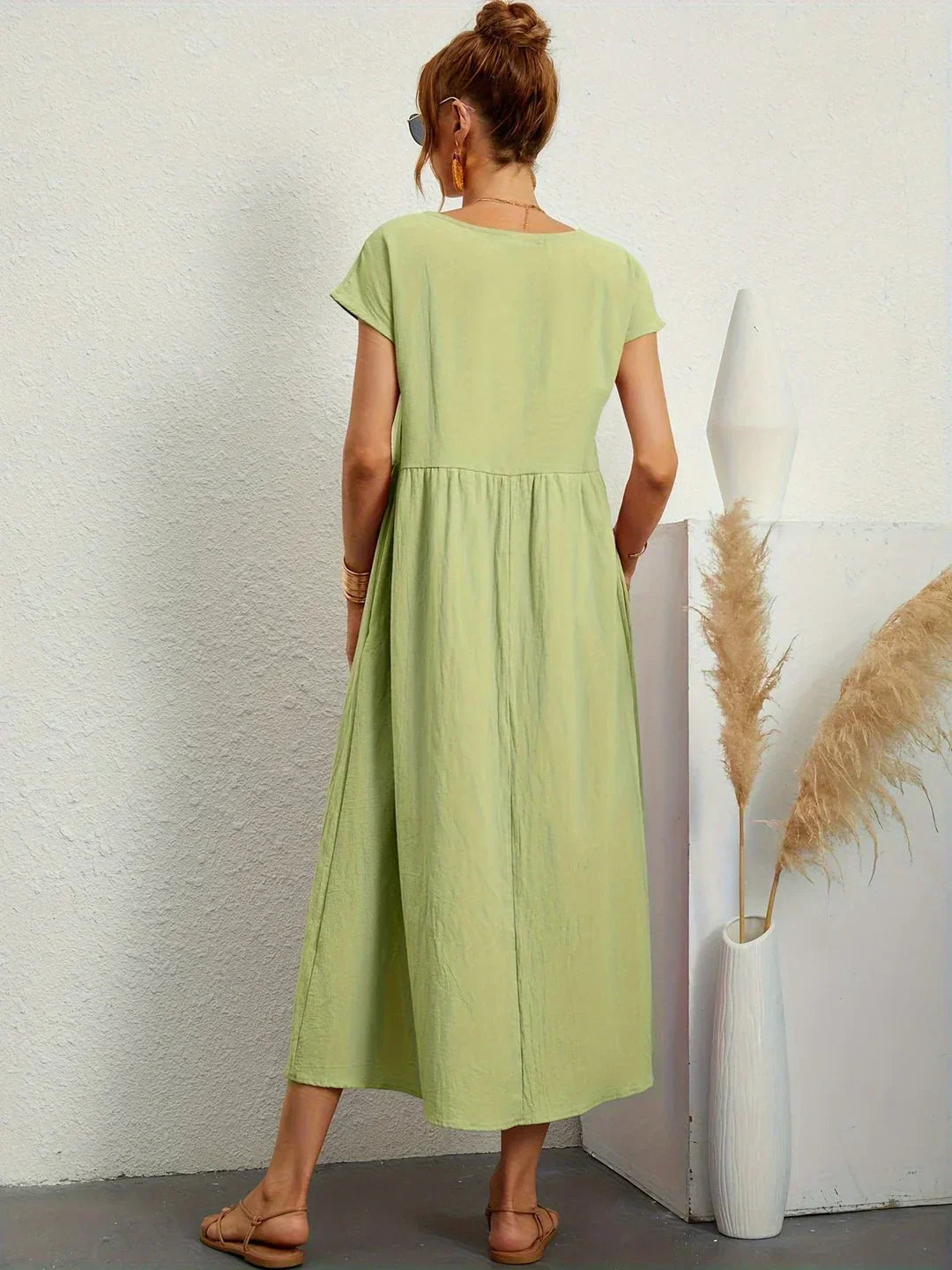 Neila - Robe Longue Ample Avec Poche
