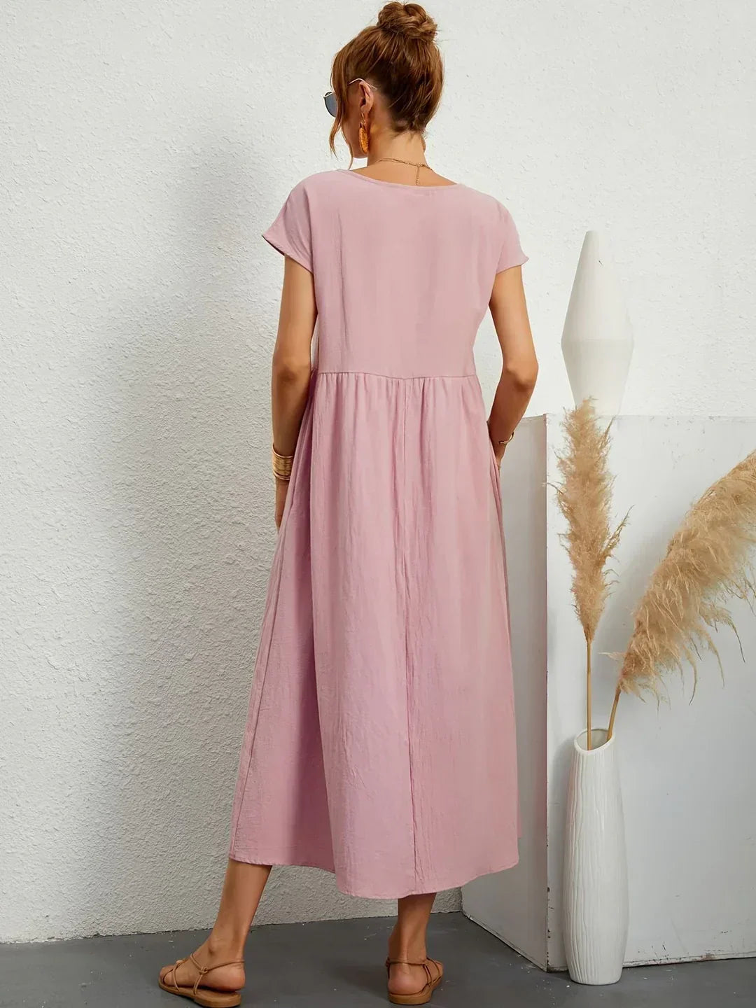 Neila - Robe Longue Ample Avec Poche