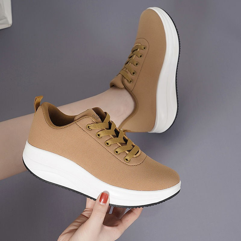 Hazina - Baskets Orthopédiques Décontractées À Talon Compensé