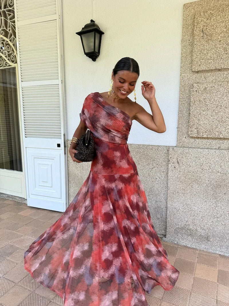 Dainia - Robe Longue Asymétrique en Maille