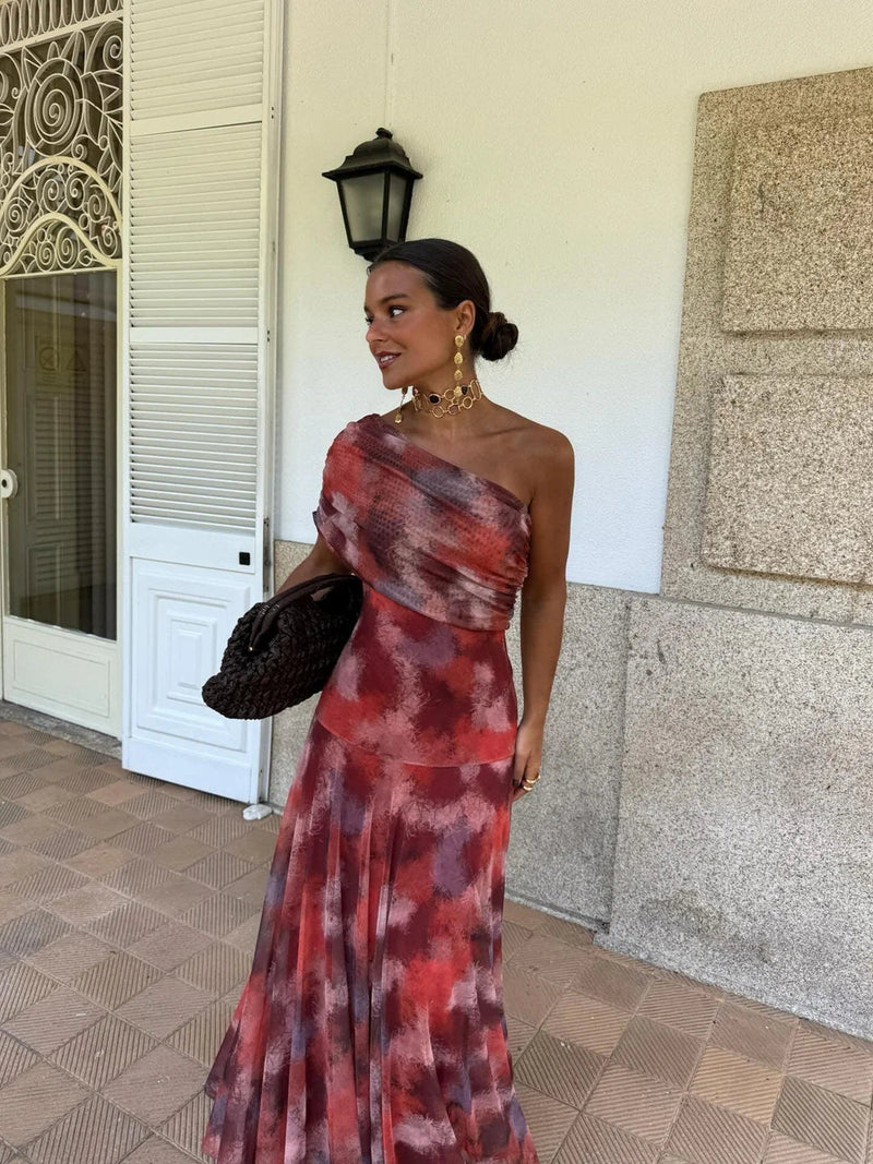 Dainia - Robe Longue Asymétrique en Maille