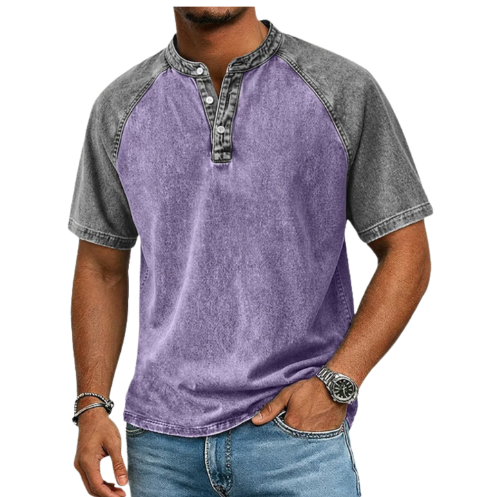 Roeland - T-Chemise Vintage Bicolore