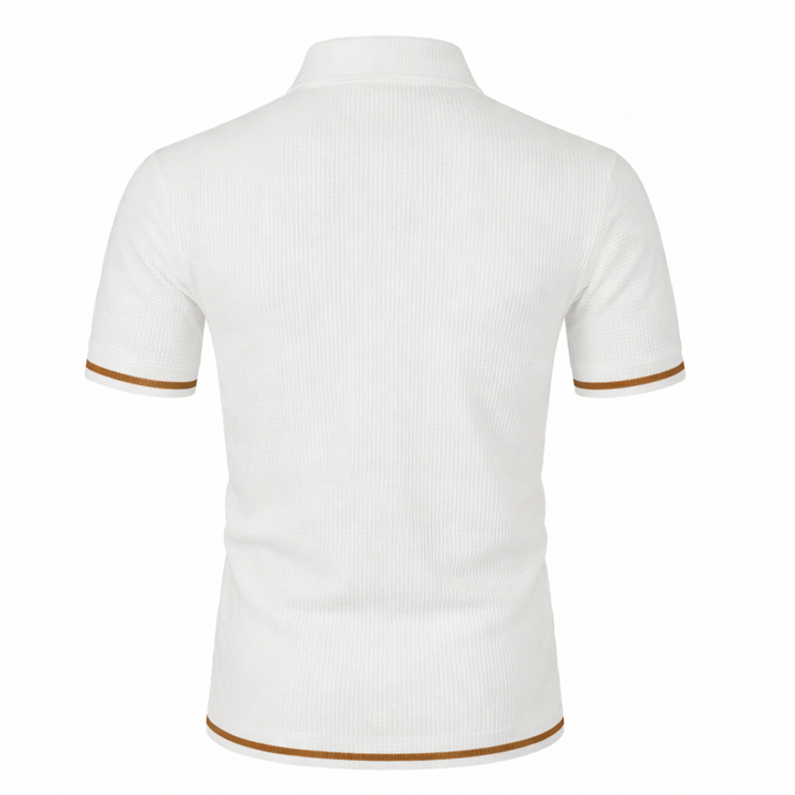 Arsen - Polo Texturé À Manches Courtes