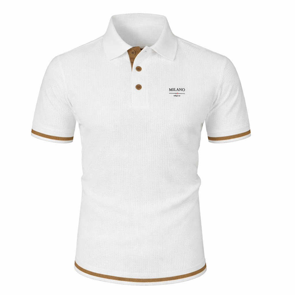Arsen - Polo Texturé À Manches Courtes