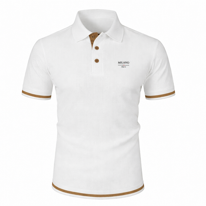 Arsen - Polo Texturé À Manches Courtes