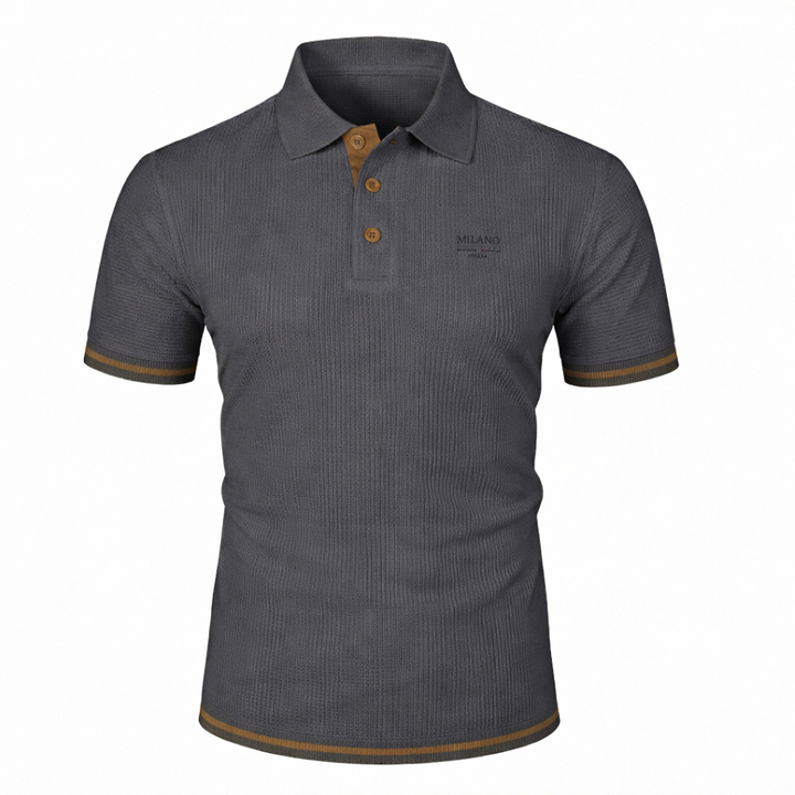 Arsen - Polo Texturé À Manches Courtes