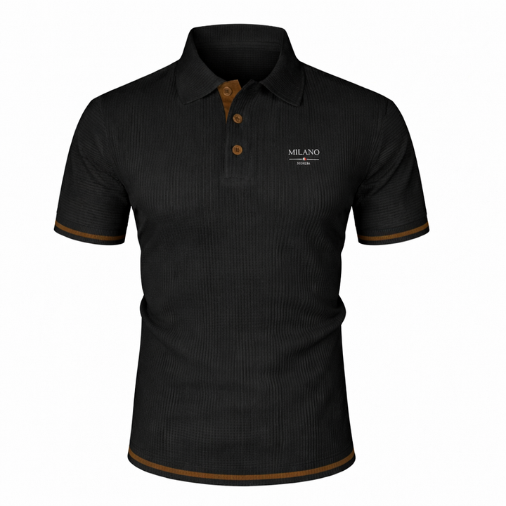 Arsen - Polo Texturé À Manches Courtes