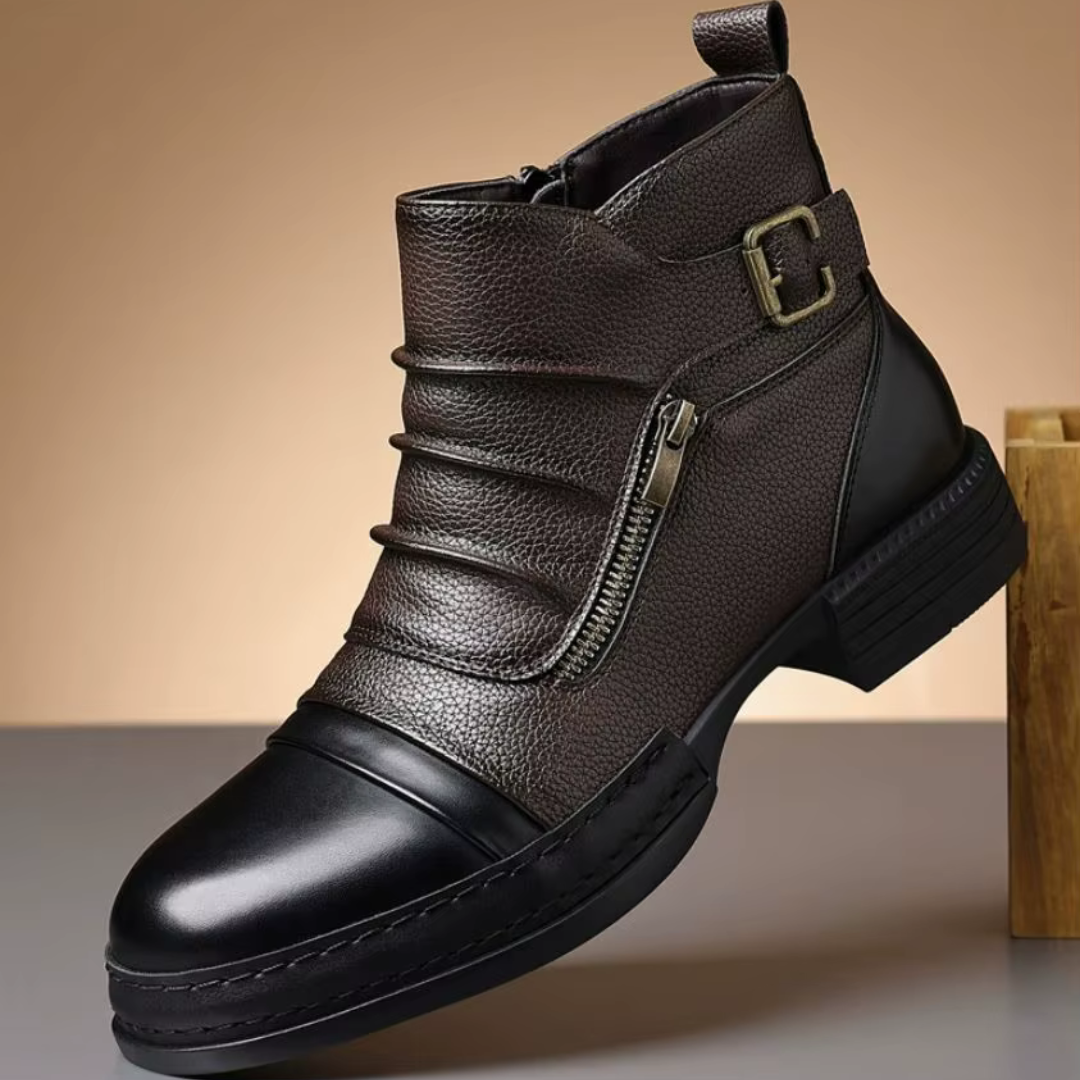 Kramer - Bottines en Cuir Bicolores