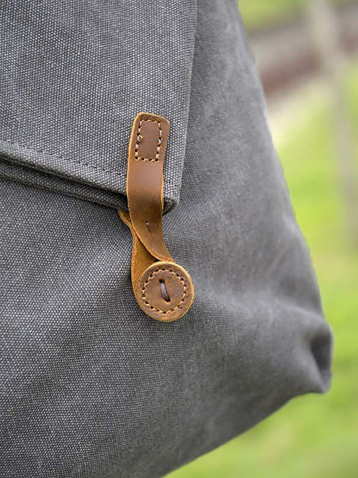 Liraine - Sac À Bandoulière en Toile Et Cuir