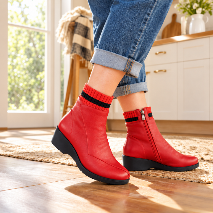 Nickia - Bottines À Fermeture Éclair Latérale