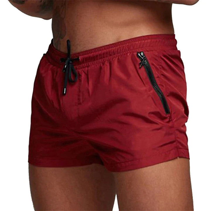 Dorian - Short De Dain Avec Poche Zippée