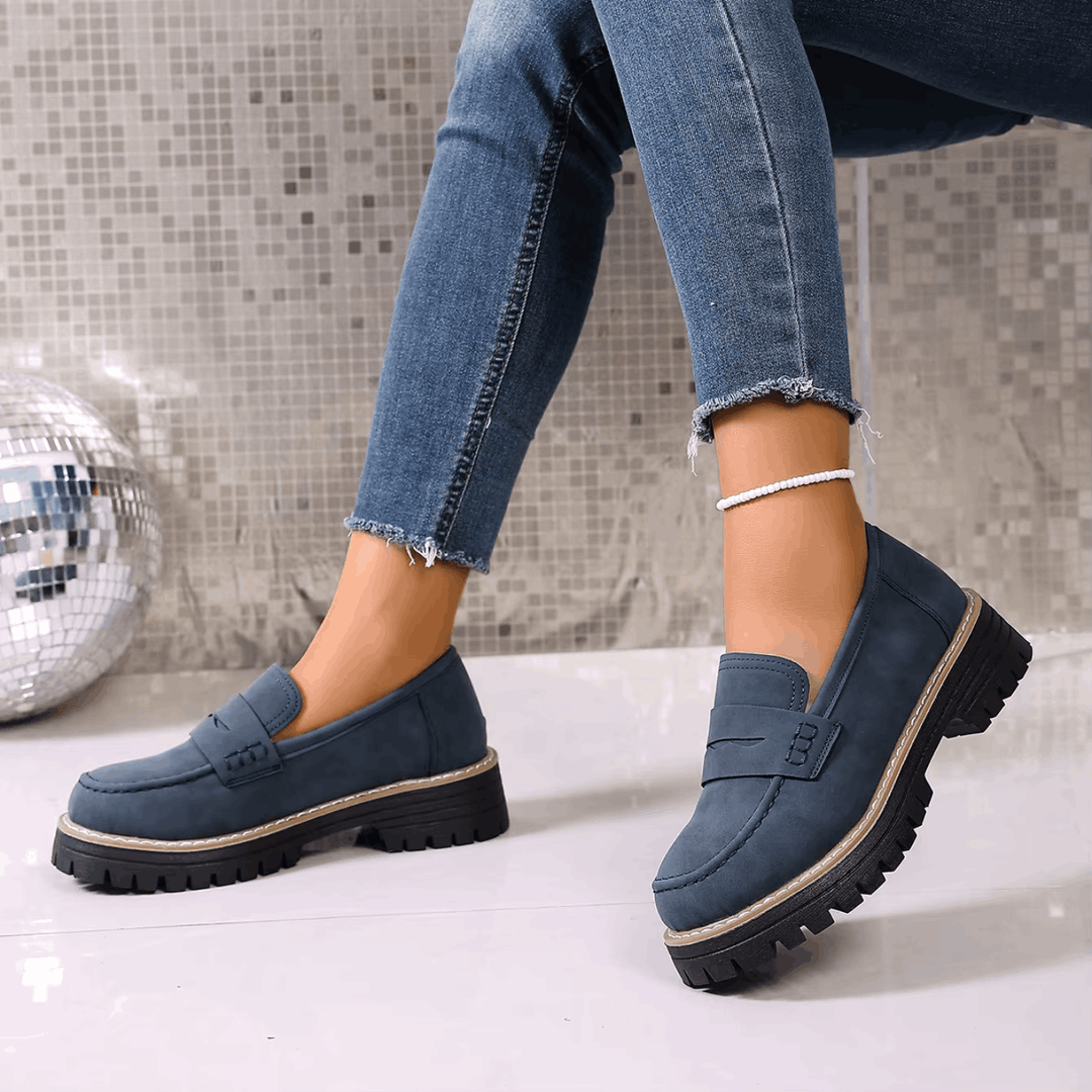 Jasha - Mocassins À Bout Rond Antidérapants