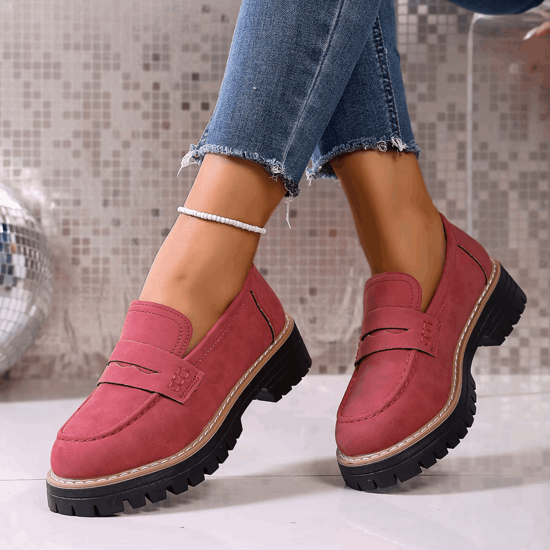Jasha - Mocassins À Bout Rond Antidérapants