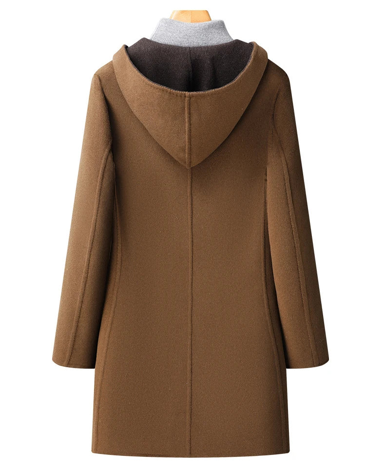Teagan - Manteau À Capuche en Laine