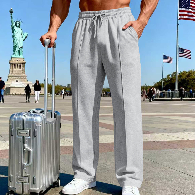Semih - Pantalon À Cordon De Serrage Avec Poches Latérales
