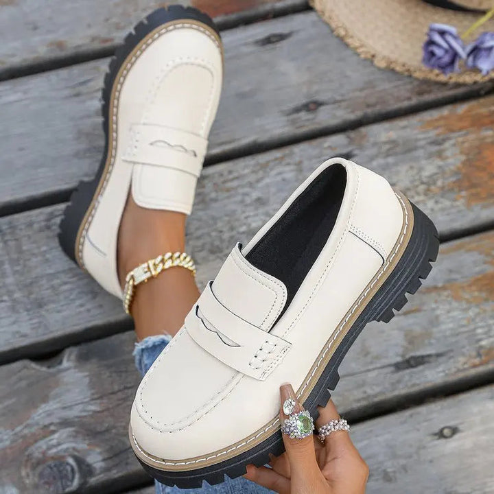 Jasha - Mocassins À Bout Rond Antidérapants