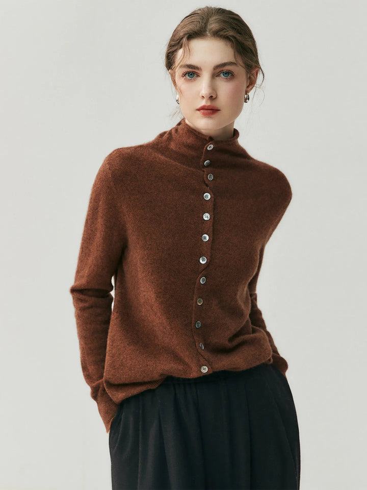 Areum - Cardigan en Cachemire À Manches Longues Et Boutons