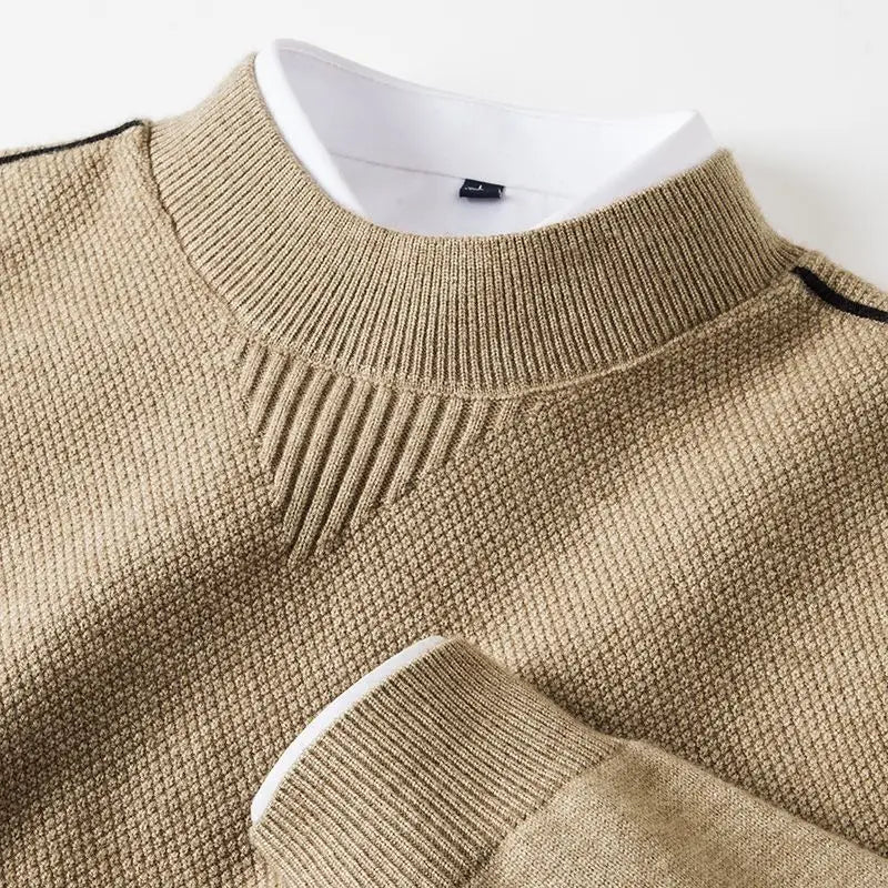 Jaison - Pull en Maille Texturée à Col Rond