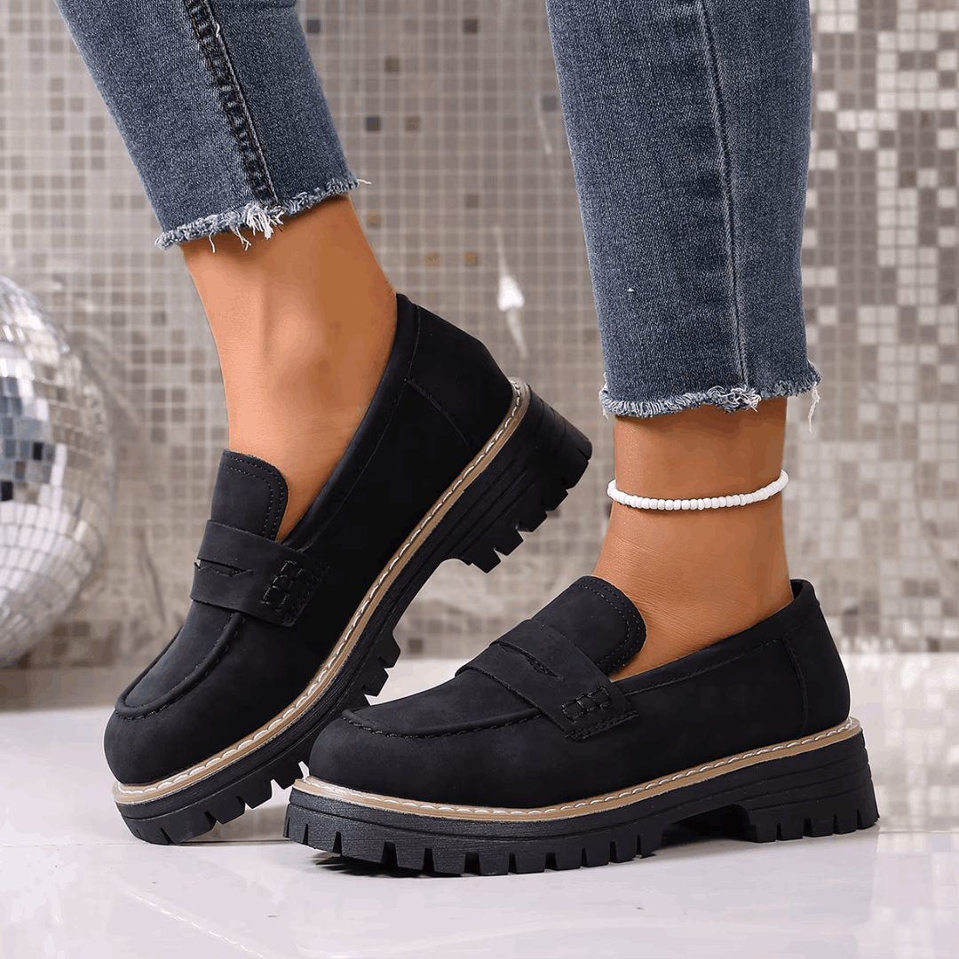 Jasha - Mocassins À Bout Rond Antidérapants