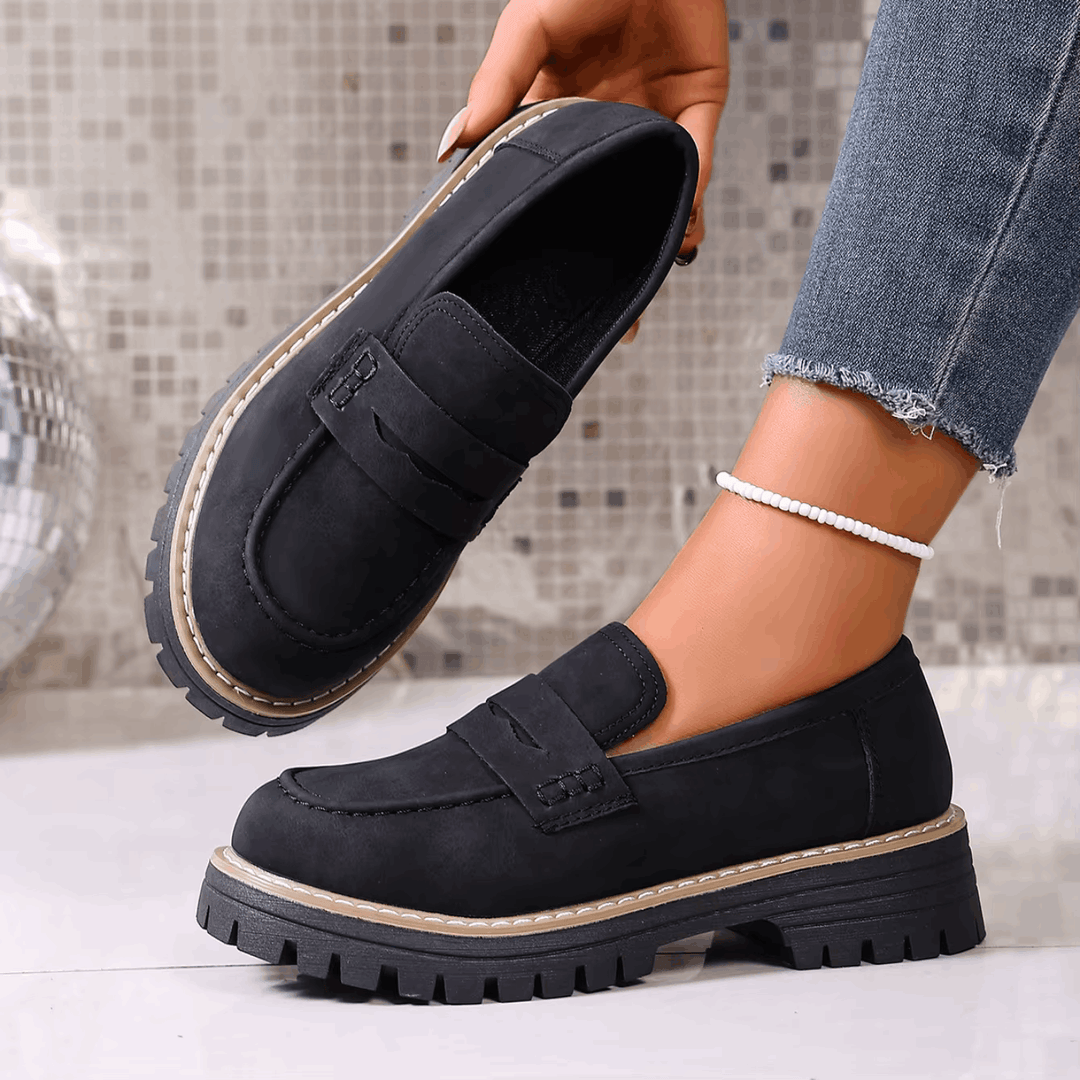 Jasha - Mocassins À Bout Rond Antidérapants