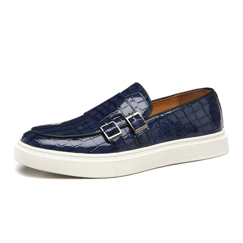 Loic - Mocassin Effet Crocodile