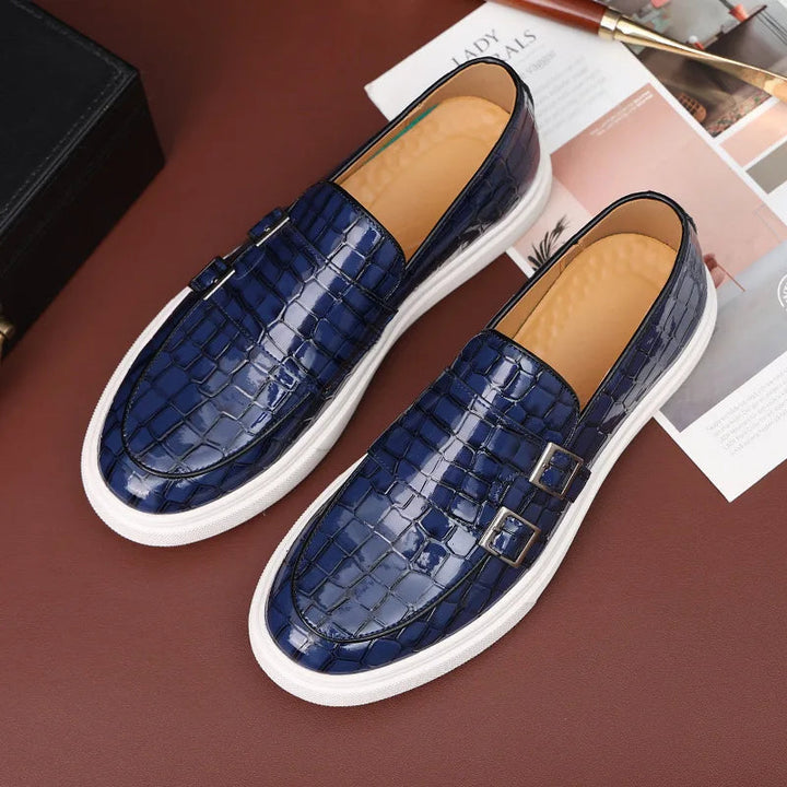 Loic - Mocassin Effet Crocodile