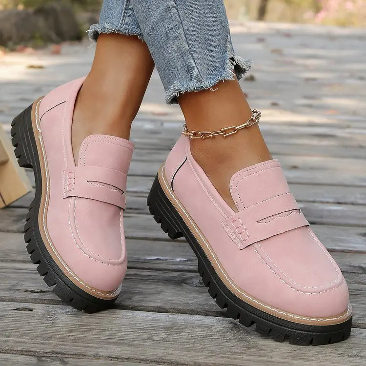 Jasha - Mocassins À Bout Rond Antidérapants