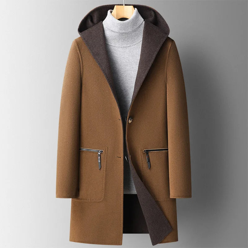Teagan - Manteau À Capuche en Laine