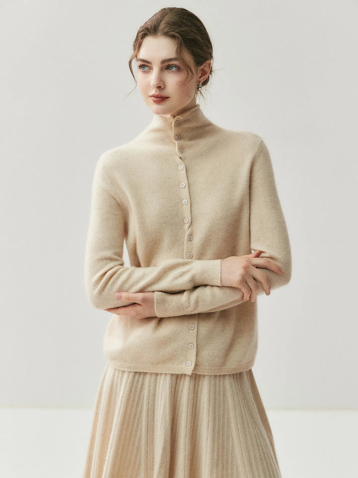 Areum - Cardigan en Cachemire À Manches Longues Et Boutons