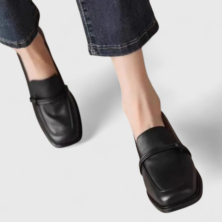 Esmer - Mocassins à Bout Carré et Talon Bloc