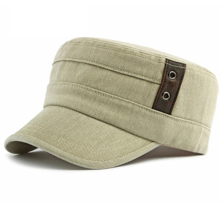 Salih - Casquette en Denim Avec Bandeau À Boucle