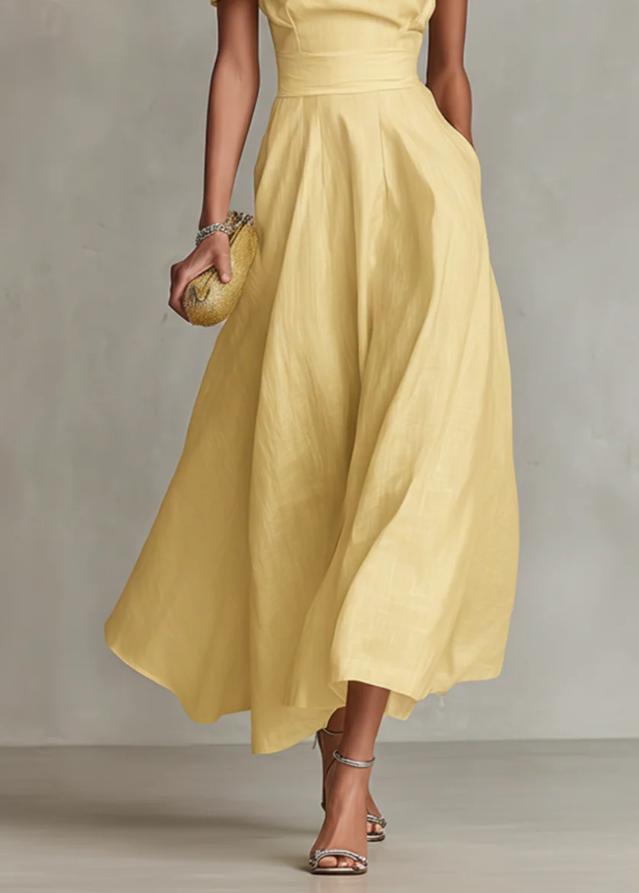 Nermin - Robe Longue À Épaules Dénudées