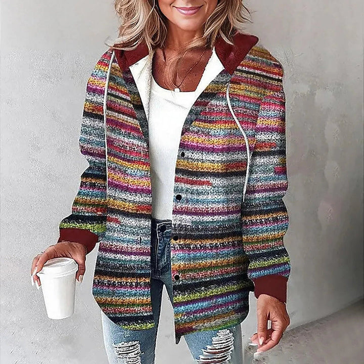 Gaynor - Veste à Motif écossais et Capuche à Cordon