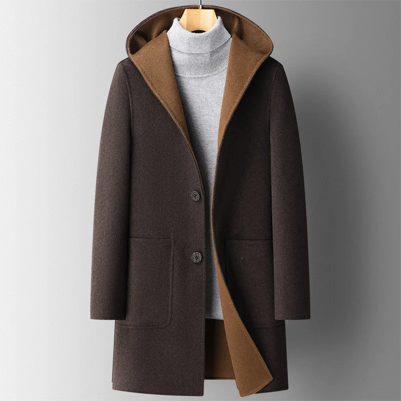 Teagan - Manteau À Capuche en Laine