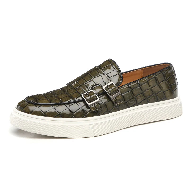 Loic - Mocassin Effet Crocodile