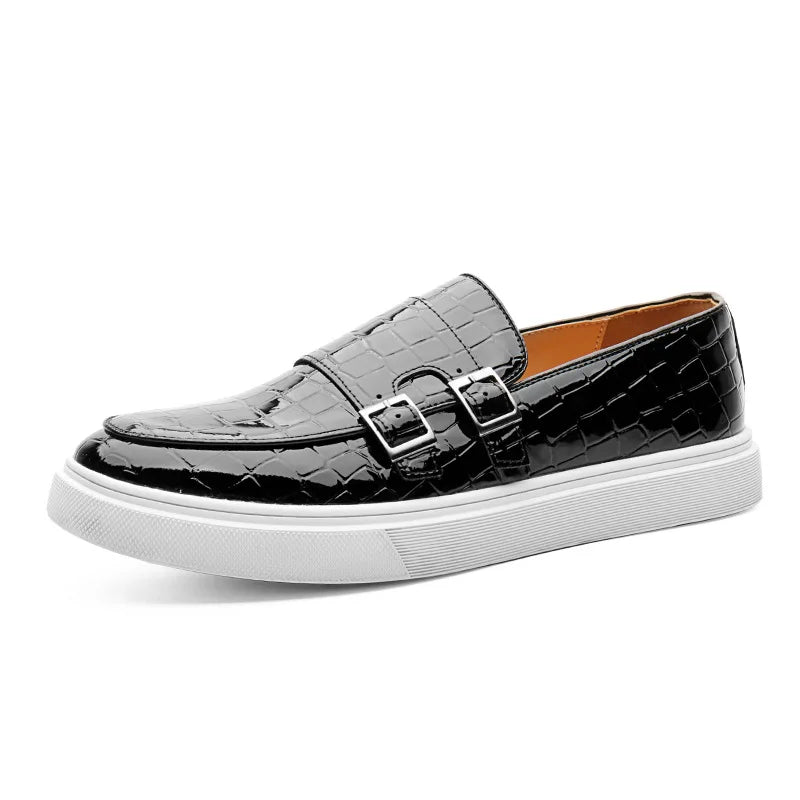 Loic - Mocassin Effet Crocodile