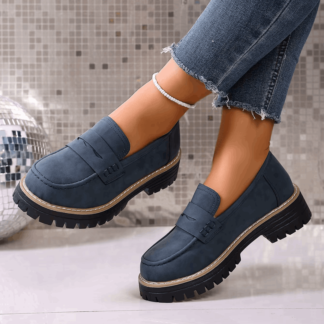 Jasha - Mocassins À Bout Rond Antidérapants