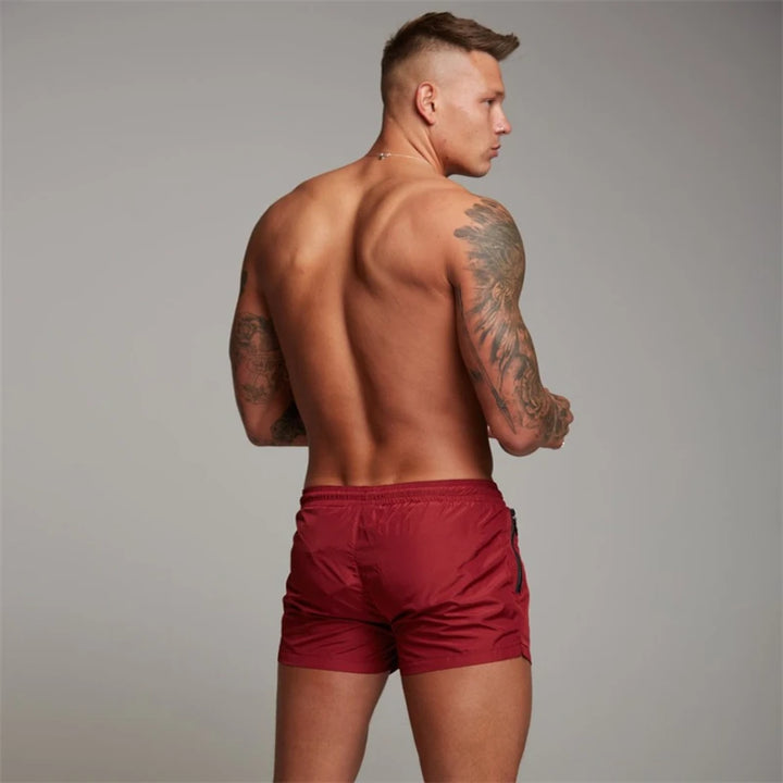 Dorian - Short De Dain Avec Poche Zippée