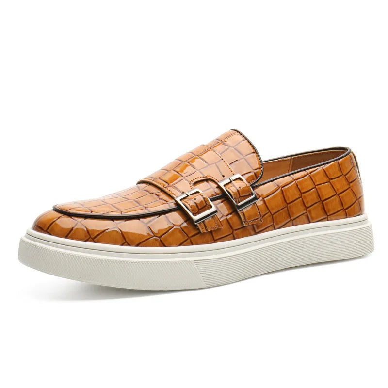 Loic - Mocassin Effet Crocodile