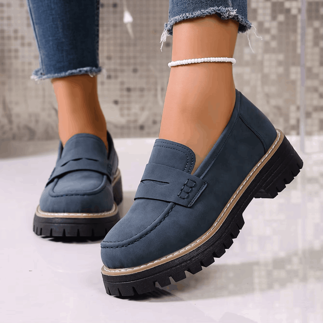 Jasha - Mocassins À Bout Rond Antidérapants