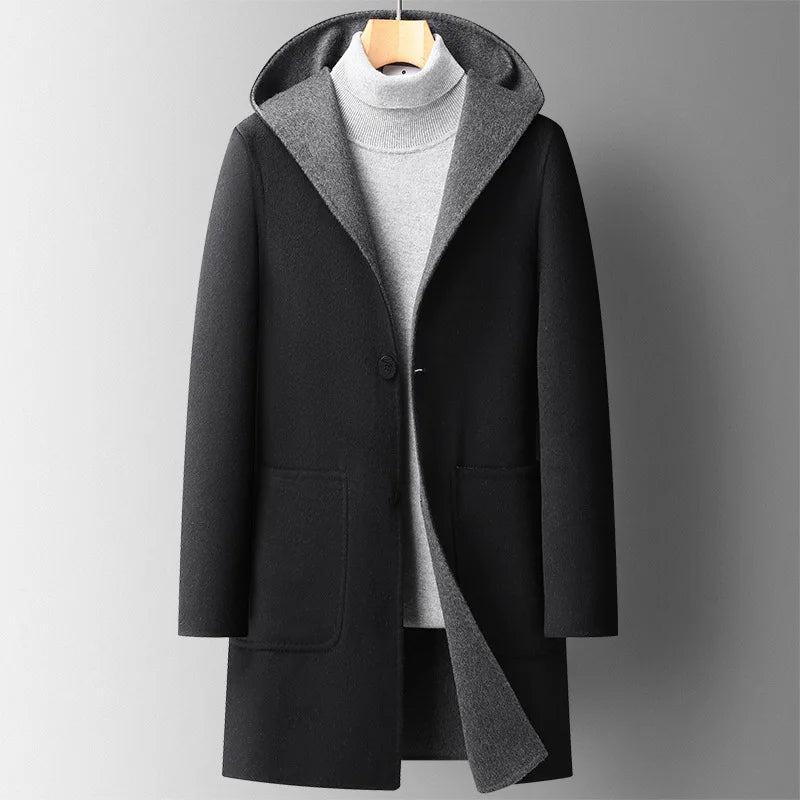 Teagan - Manteau À Capuche en Laine