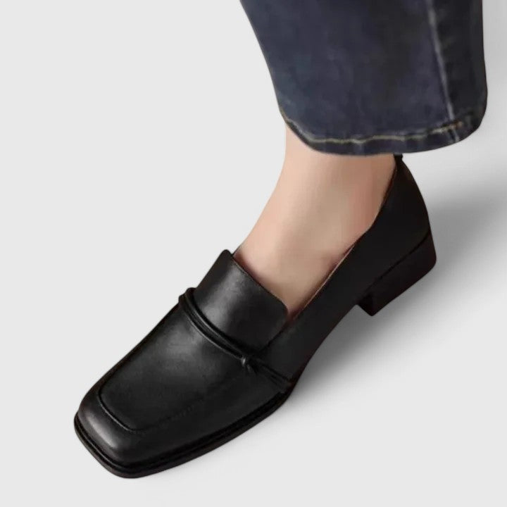 Esmer - Mocassins à Bout Carré et Talon Bloc